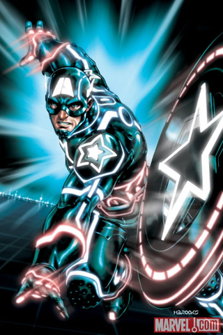 Illustration for article titled What if Iron Man, Captain America, and Thor starred in Tron?